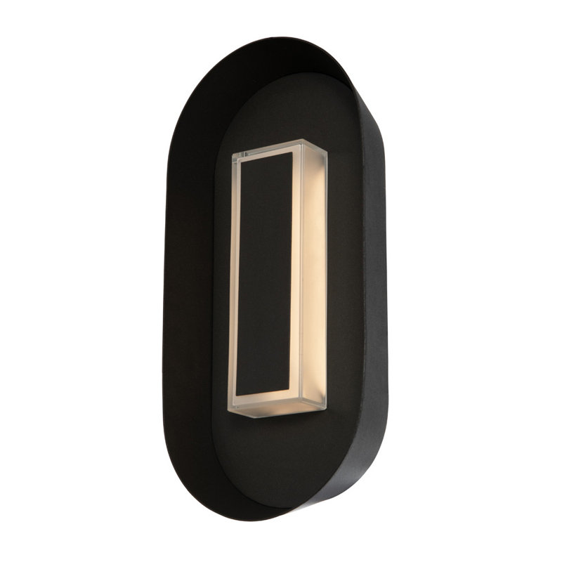 Prescott Outdoor 1 LT Matte Black Outdoor Wall Sconce Kalco
