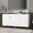 VIBE HAUS Modern TV Stand With 3 Doors And Adjustable Shelves For Living Room-286402135