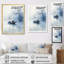 Art asiatique, bateau bleu - impression-197675399-197675394