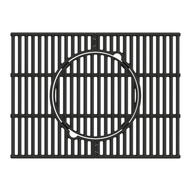 Grille multifonctionnelle en fonte A105, H 0,28 po x l 17,7 po x P 12 po