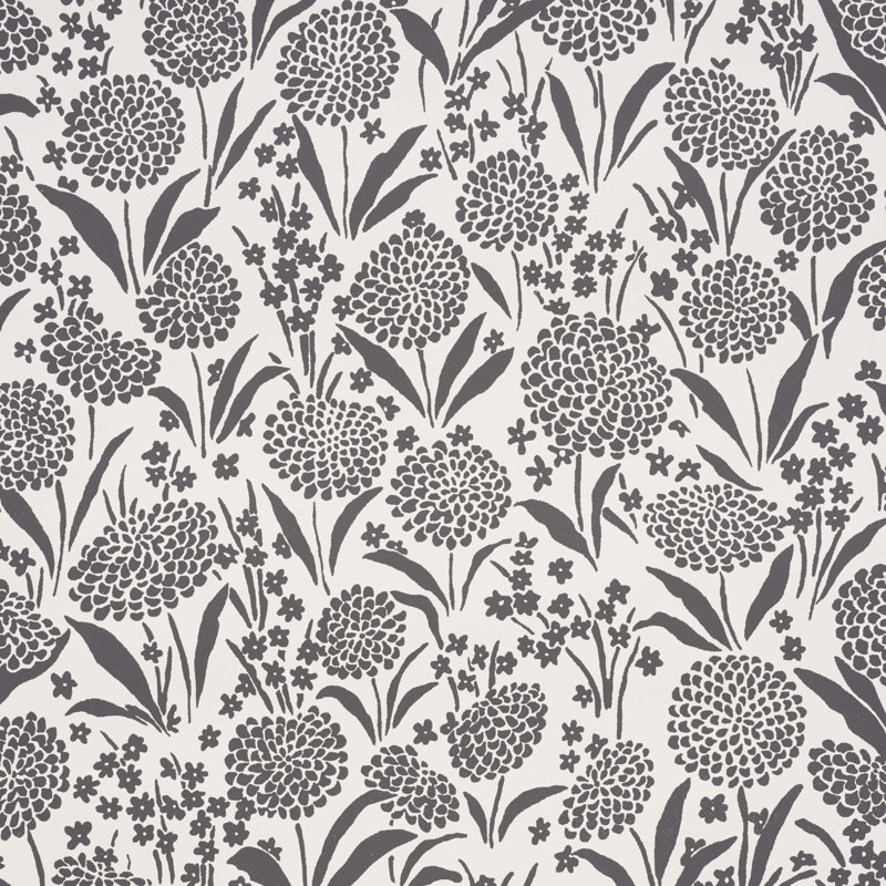 Papier peint chrysanthème, Carbone