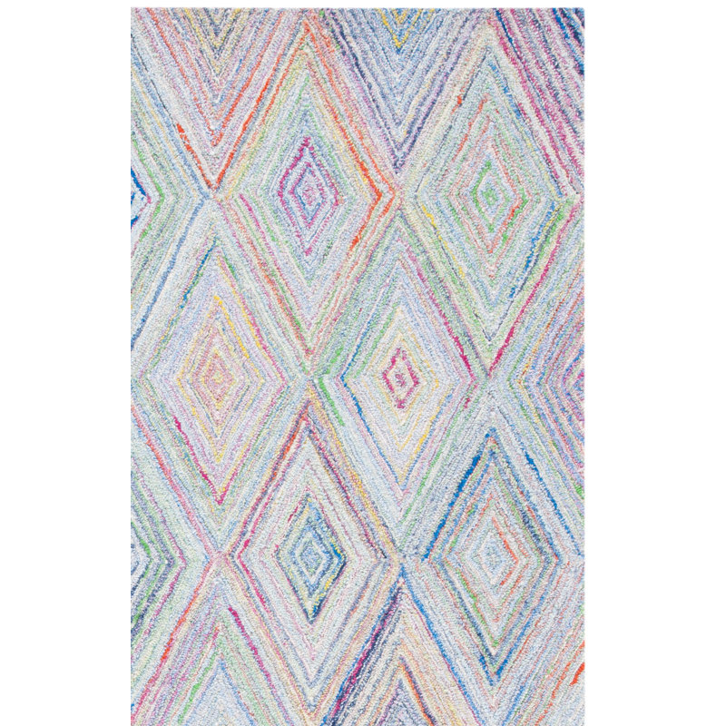Metro Hand Tufted Performance Geometric Rug, Rectangle 4' x 6'
