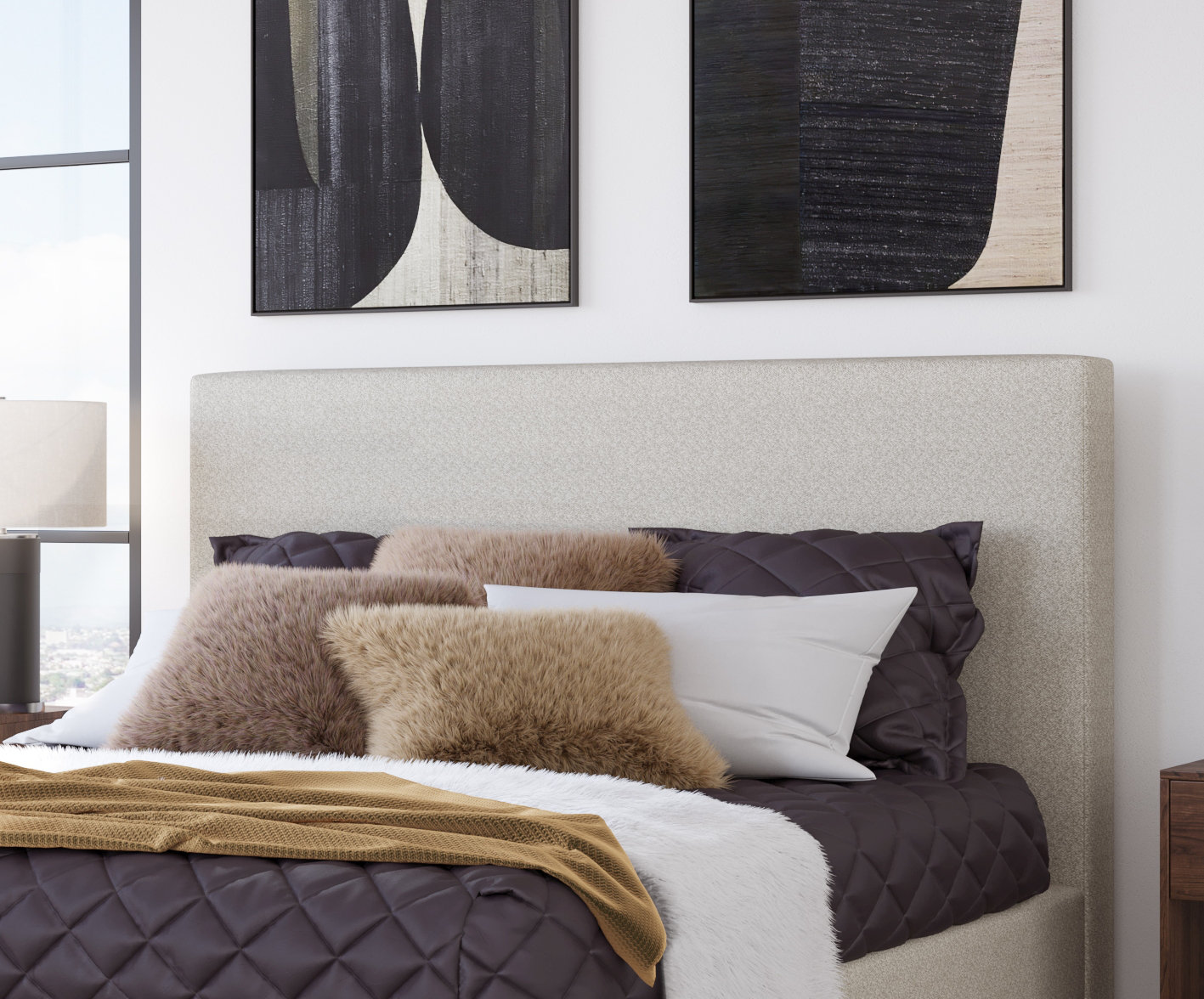Alie Upholstered Headboard, California King