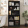 5 Tier Book Shelf,  71" H Large Bookcase, Standing Wood Display Book Shelf For Living Room, Office, Library