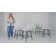 Betzalel Swivel Upholstered Counter Stool with Metal Frame