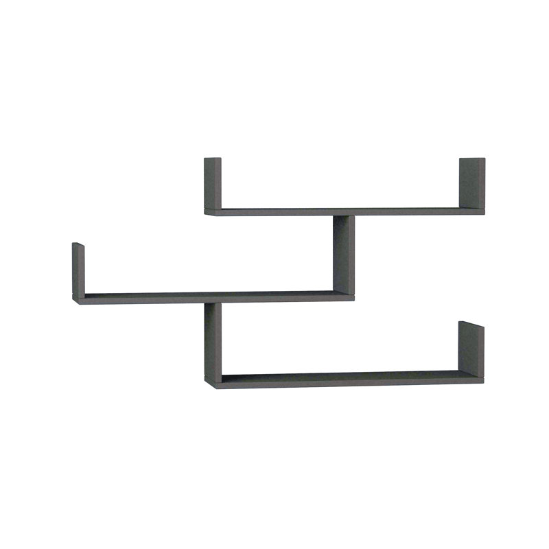 Ramage 3 Piece Floating Shelf, Anthracite