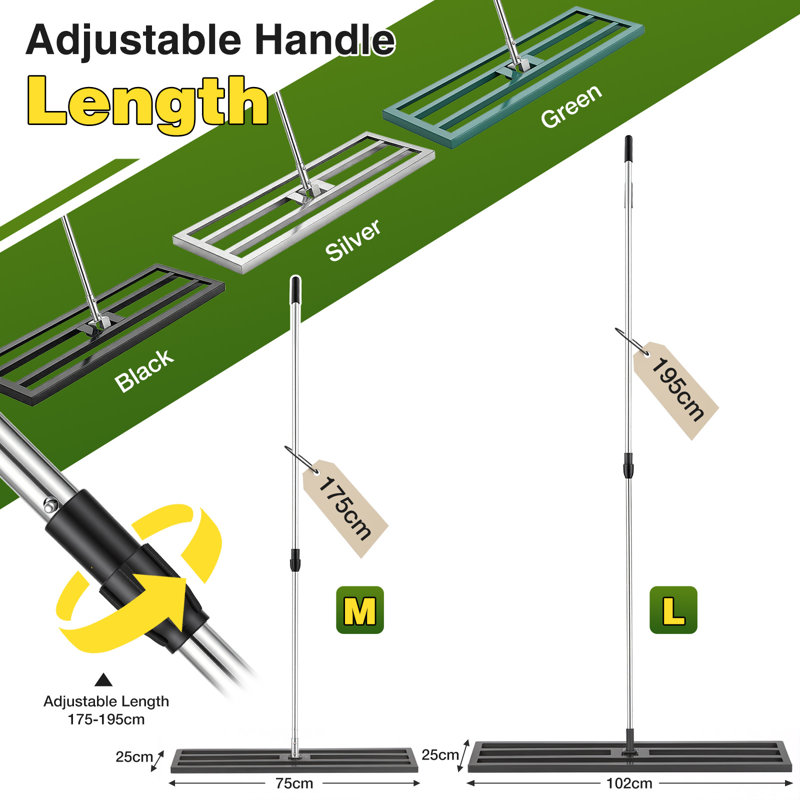 YODOLLA Gardening Tools, 195cm H x 75cm W x 25cm D, Black