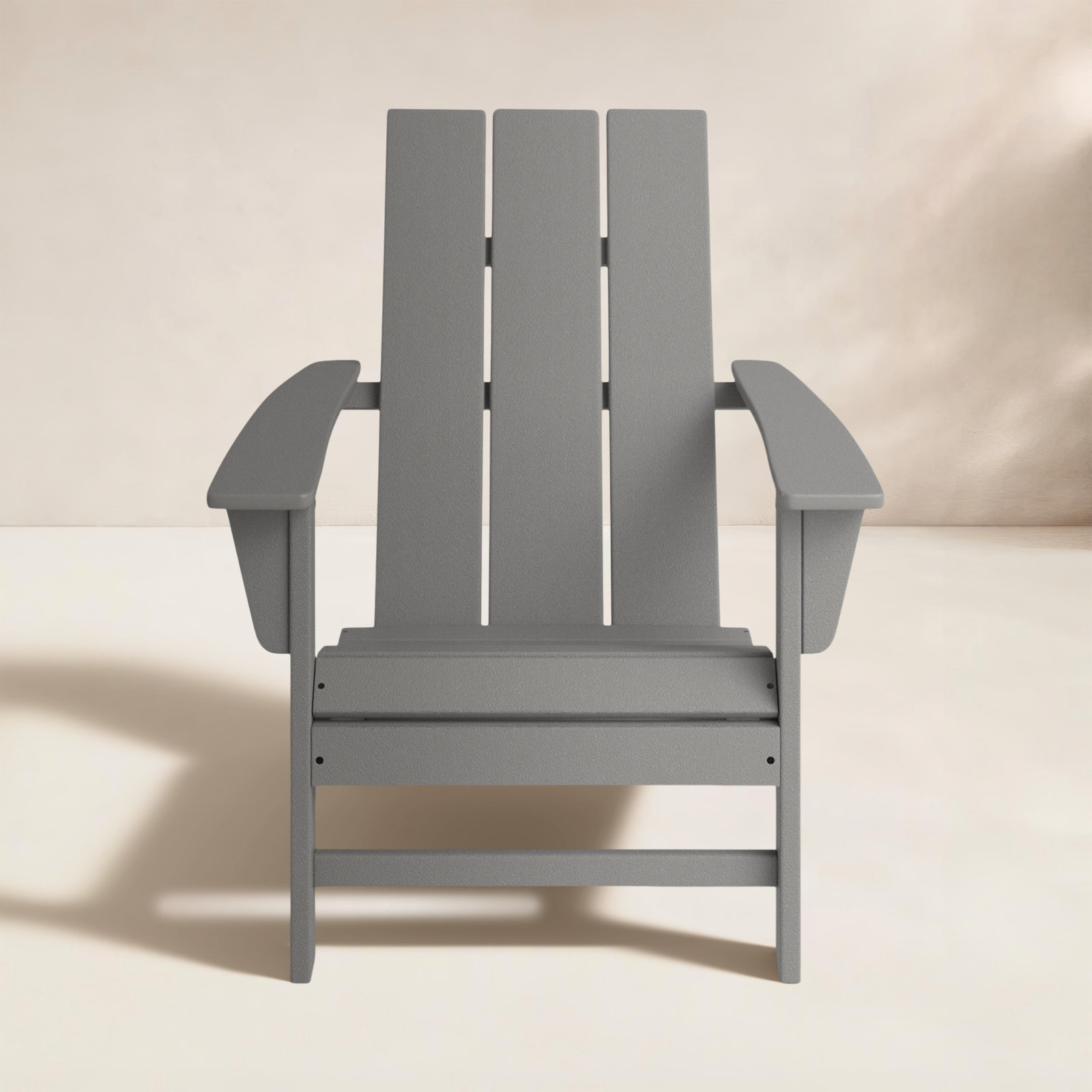 POLYWOOD® Modern Adirondack Chair, Slate Gray