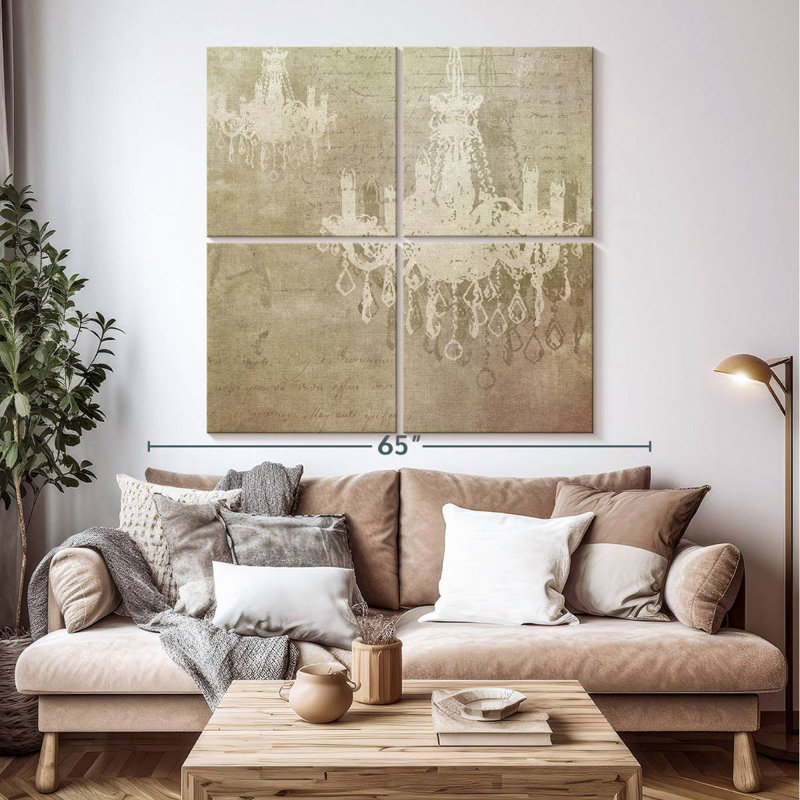 Lustre rétro Kerner, H 50 po x l 50 po