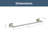 Maxted 18" Wall Mounted Towel Bar-20434889
