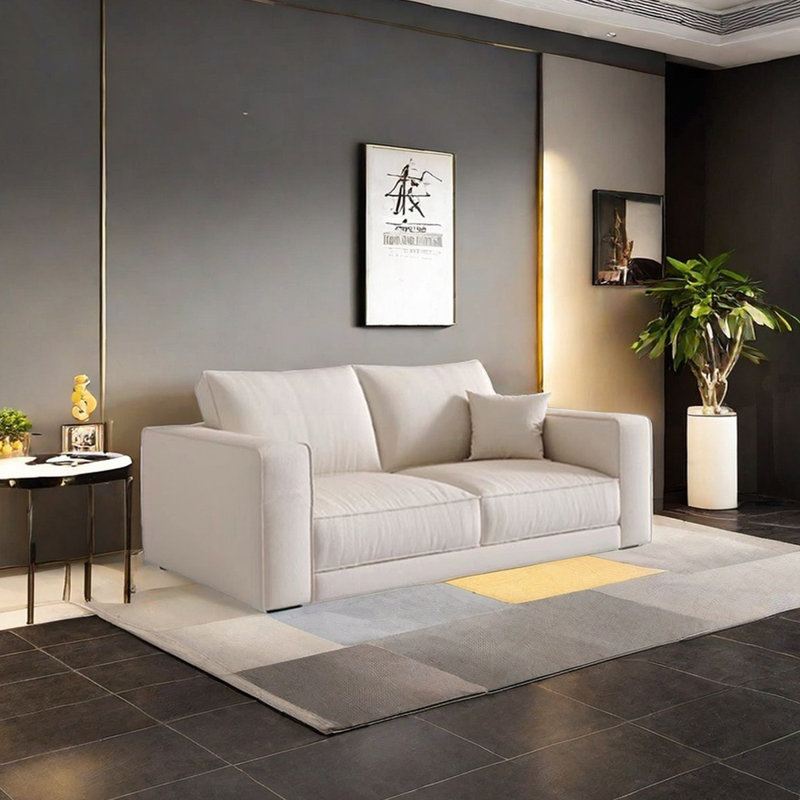 Canapé confortable en ligne, H 32,28 po x l 74,8 po x P 39,37 po