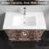 Kamiaya 36'' Single Bathroom Vanity with Ceramic Top with Mirror