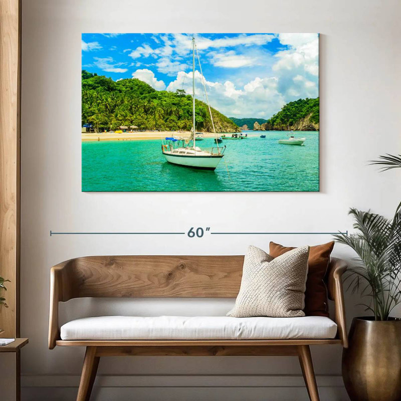 Mehar Tropical Sailboat, 32" H x 48" W