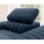 Fauteuil d'appoint moderne Laurence - Bleu marine-1092169580
