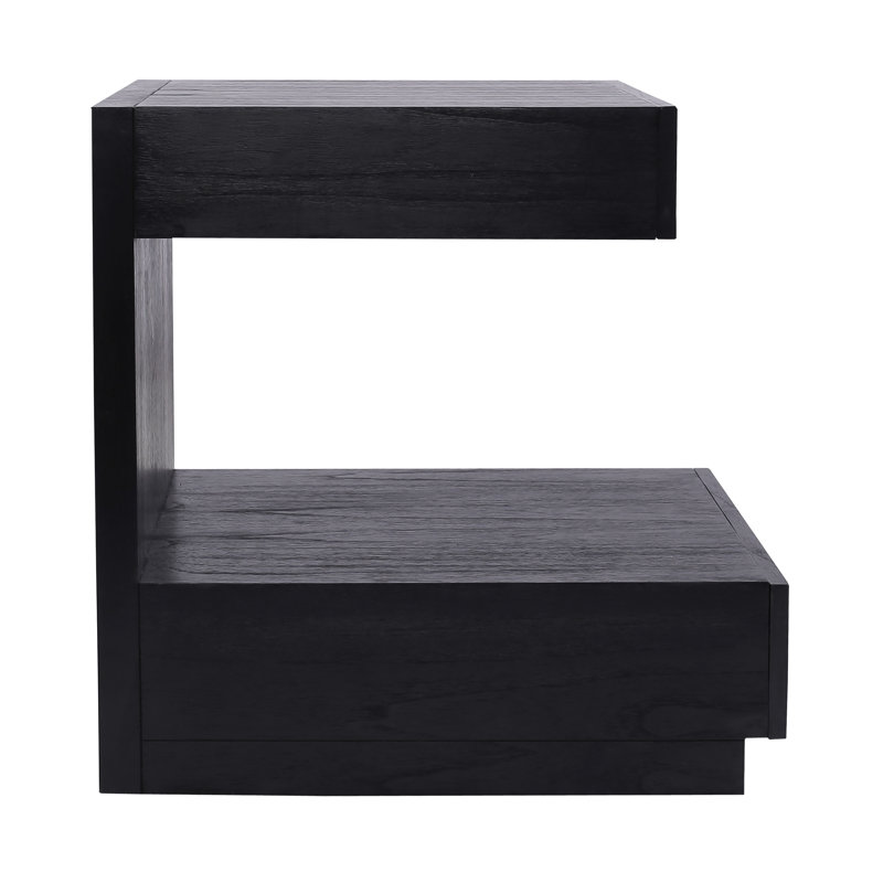 Table d'appoint Steubenville - Noir Steubenville, H 24 po x l 22 po x P 20 po, Noir