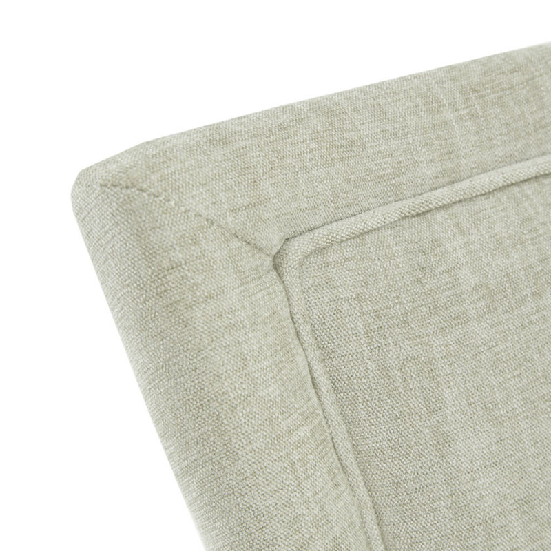 Chaise de salle à manger (ensemble de 2), Vert clair / multi