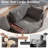 5 - Piece Teddy Modular Sectional Sofa Cloud Couch with Ottoman and 2 Storage Side Table-793588773-798281545