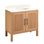 36" Ayanna Single Bathroom Vanity Set with Rectangular Undermount Sink