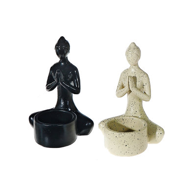 Bougie chauffe-plat Namaste - ensemble de 2