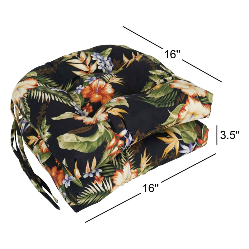 Outdoor 3.5'' Dining Chair Seat Cushion