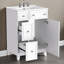 Meuble-lavabo 24 po avec lavabo en céramique, 2 tiroirs, 1 porte-11049054-11049049
