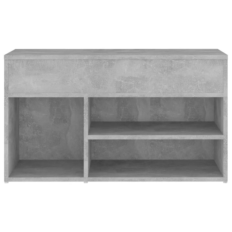 Shoe Bench 105x30x45 cm Engineered Wood