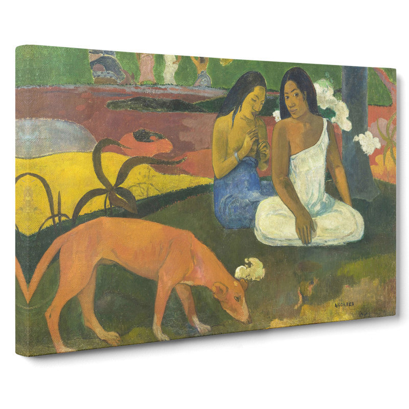 Arearea by Paul Gauguin - Wrapped Canvas, 35cm H x 50cm W x 3cm D