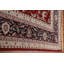 Tapis indien à motif floral All-Over Agra fabriqué à la main 12 x 18