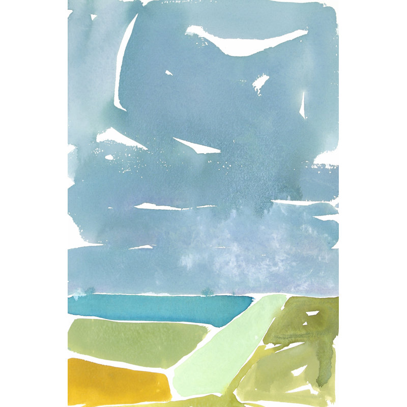 Abstract Italian Landscape II by Rob Delamater - Wrapped Canvas Painting, 46cm H x 30cm W x 3.8cm D