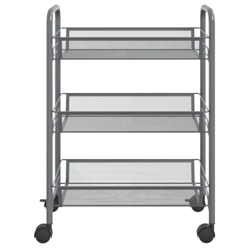 Petrella Kitchen Cart, Grey