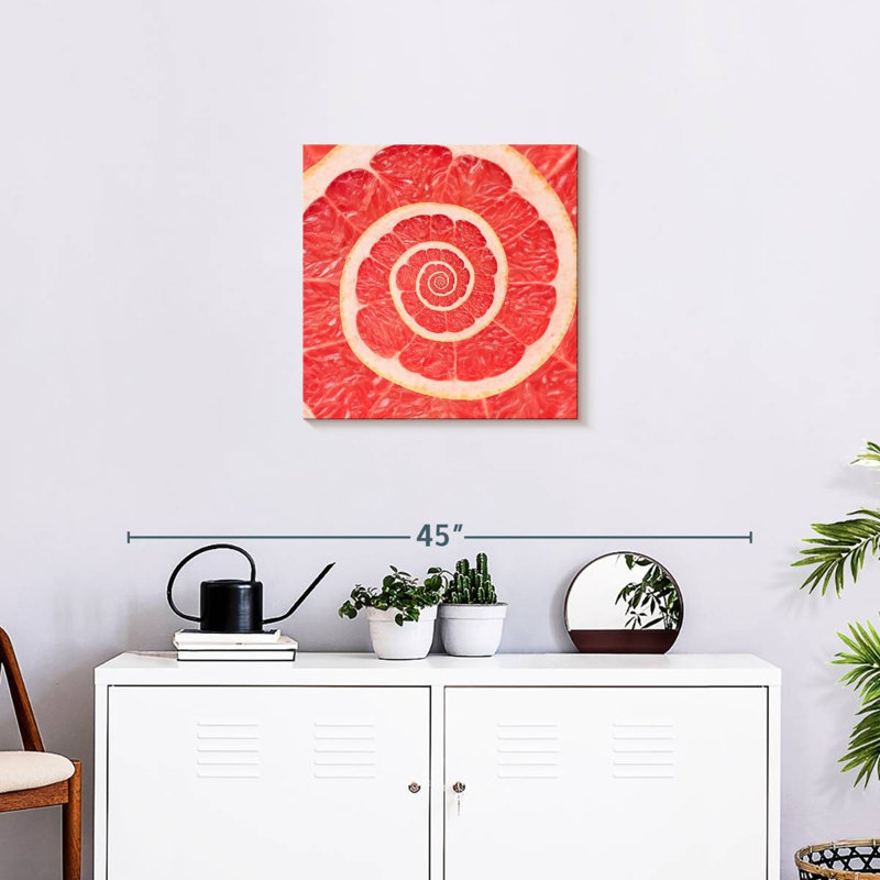 Spirale de pamplemousse fraîche Yarlin, H 20 po x l 20 po
