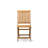 7 Piece Patio Dining Set Consist of a Rectangle Outdoor Acacia Wood Table and 6 Folding Side Chairs, Natural Oil