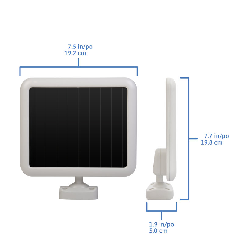 100 LED Solar Motion Activated Security Light with Corner Mount Feature