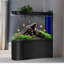 Aquarium noir semi-circulaire écologique noir-103007555