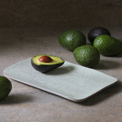 Pistache Commercial Dishwasher Safe 10.63'' Stoneware Sushi Plate , Set of 4
