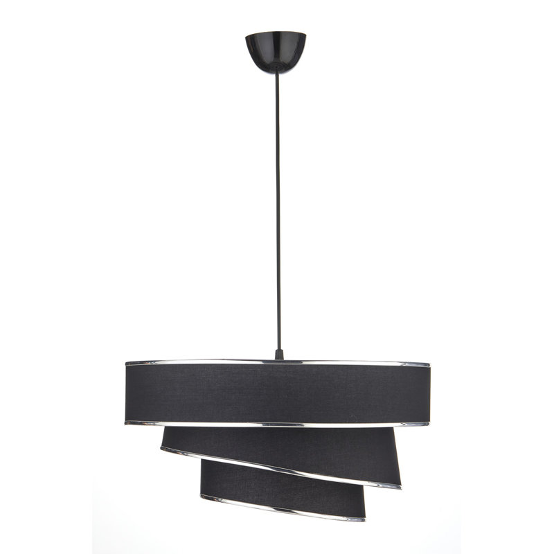 Chandle Chandelier, Silver/Black