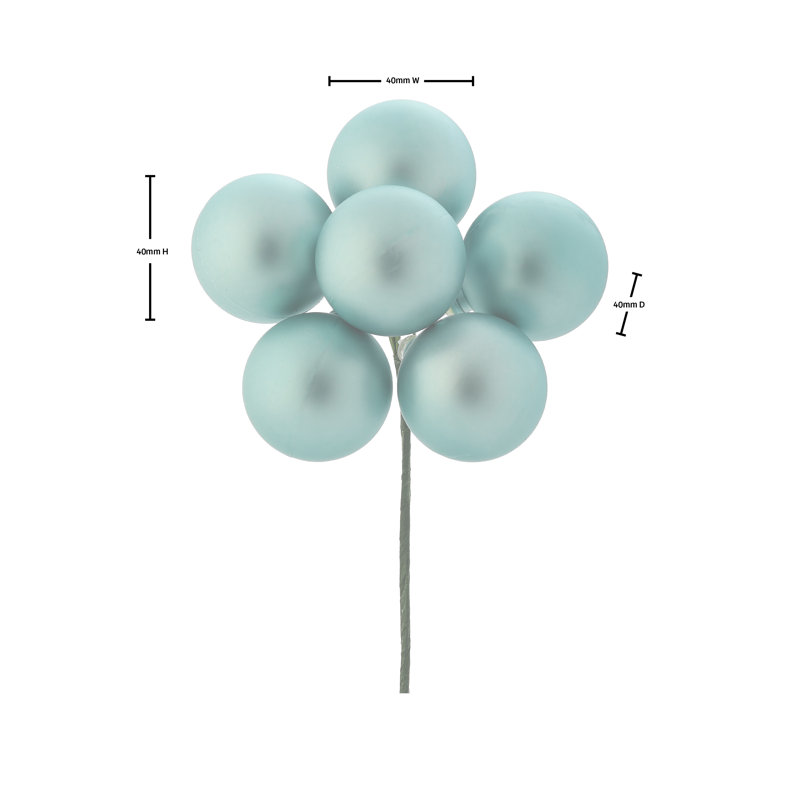 Boule de 40 po 40 po , Bleu aqua
