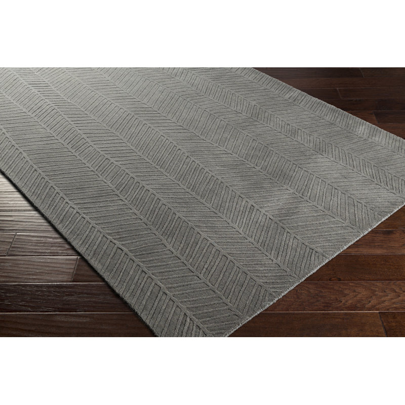 Hester Wool Chevron Indoor Rug, Rectangle 2' x 3'