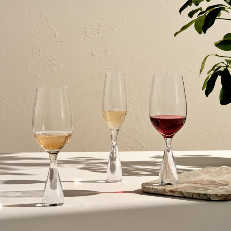 Wine Party Handmade Crystal Flute