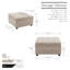 Repose-pieds carré Hokku Designs-131733079