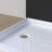 60" x 30" Rectangular Acrylic Single Threshold Shower Base with Left Drain - Triple Flange Alcove Shower Pan with Slip-Resistant Floor-101430102-129241479