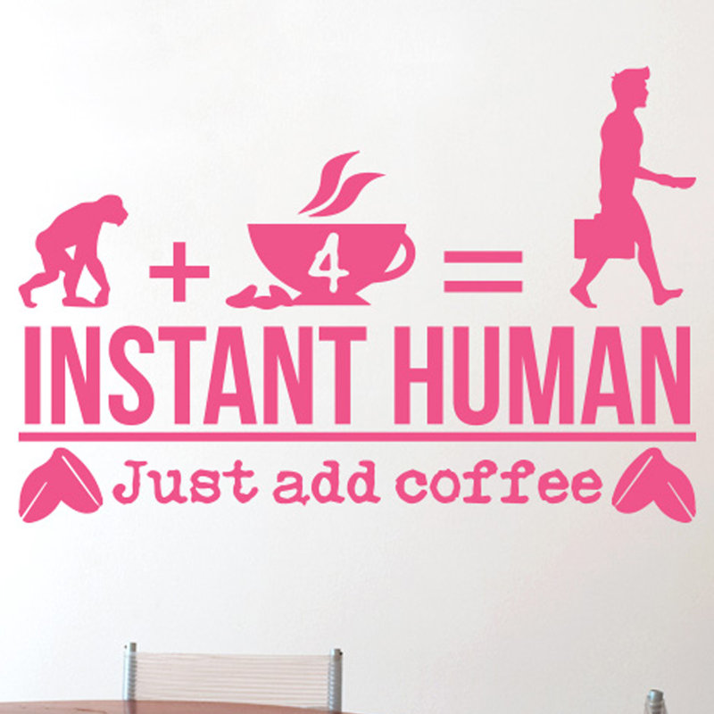 Food & Beverage Wall Decal, Pink, Medium