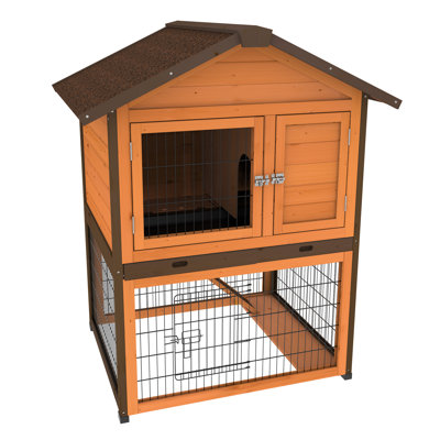 Charitee Bunny Barn Rabbit Hutch