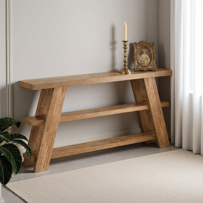Storage Side Table,3-Tier Console Table,Sofa Table
