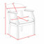 Chaise avec accoudoirs en tissu Nichael-23978574-23978576