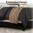 Full Size black Diamond Bed Frame-78894866-78894865