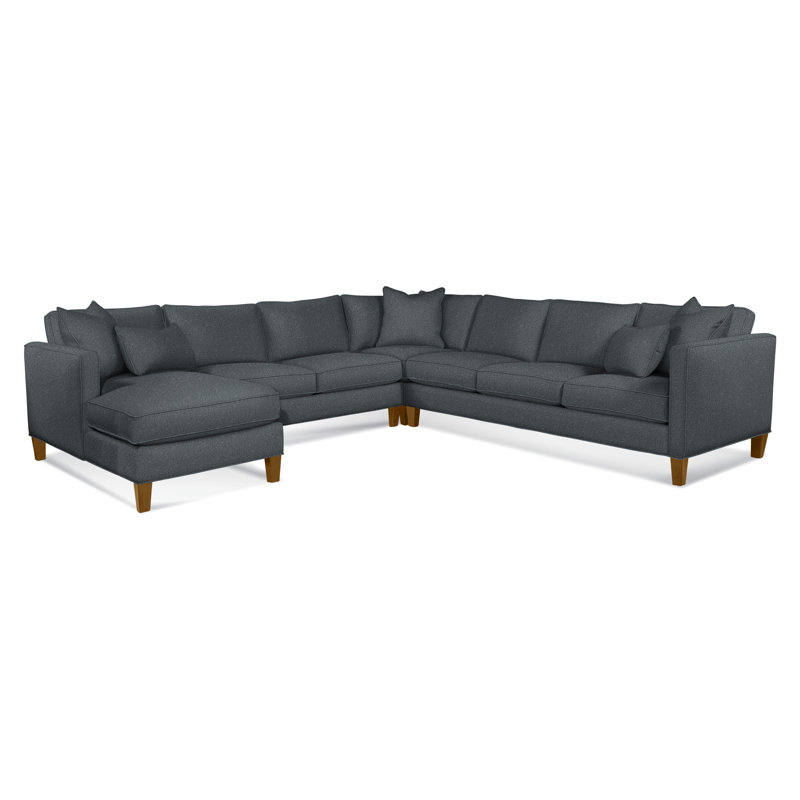 Sectional, Havana, Left Hand Facing, Brown Geometric, 0456-33