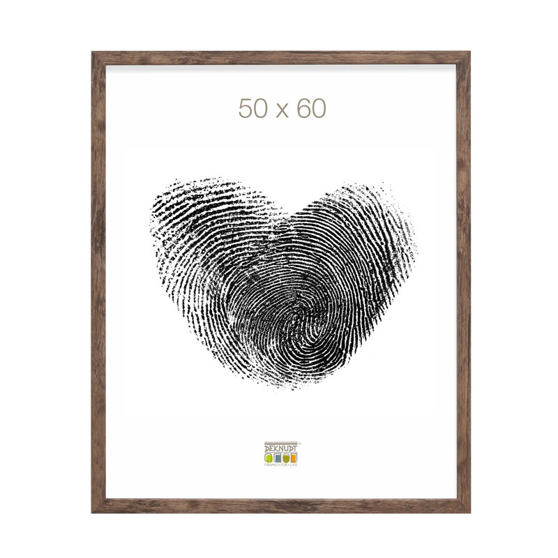 Wood Picture Frame, 19.69" x 23.62", Brown