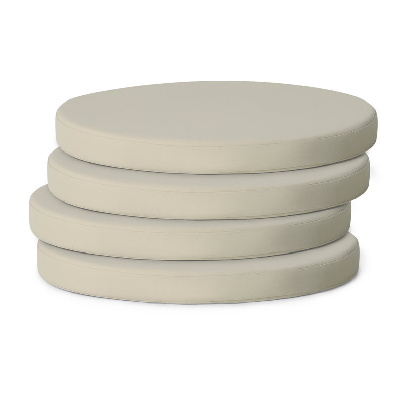 Coussin de chaise de patio , Beige, L 16 po x P 16 po