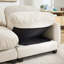 Canapé d'angle 2 places « Cloud Feel » avec pouf amovible-671851446